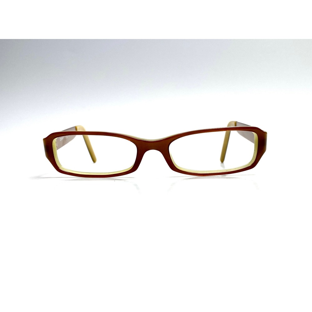 DKNY DY 4531 3117 Brown Cream Rectangle Eyeglasses Frames 50-16-135 Women